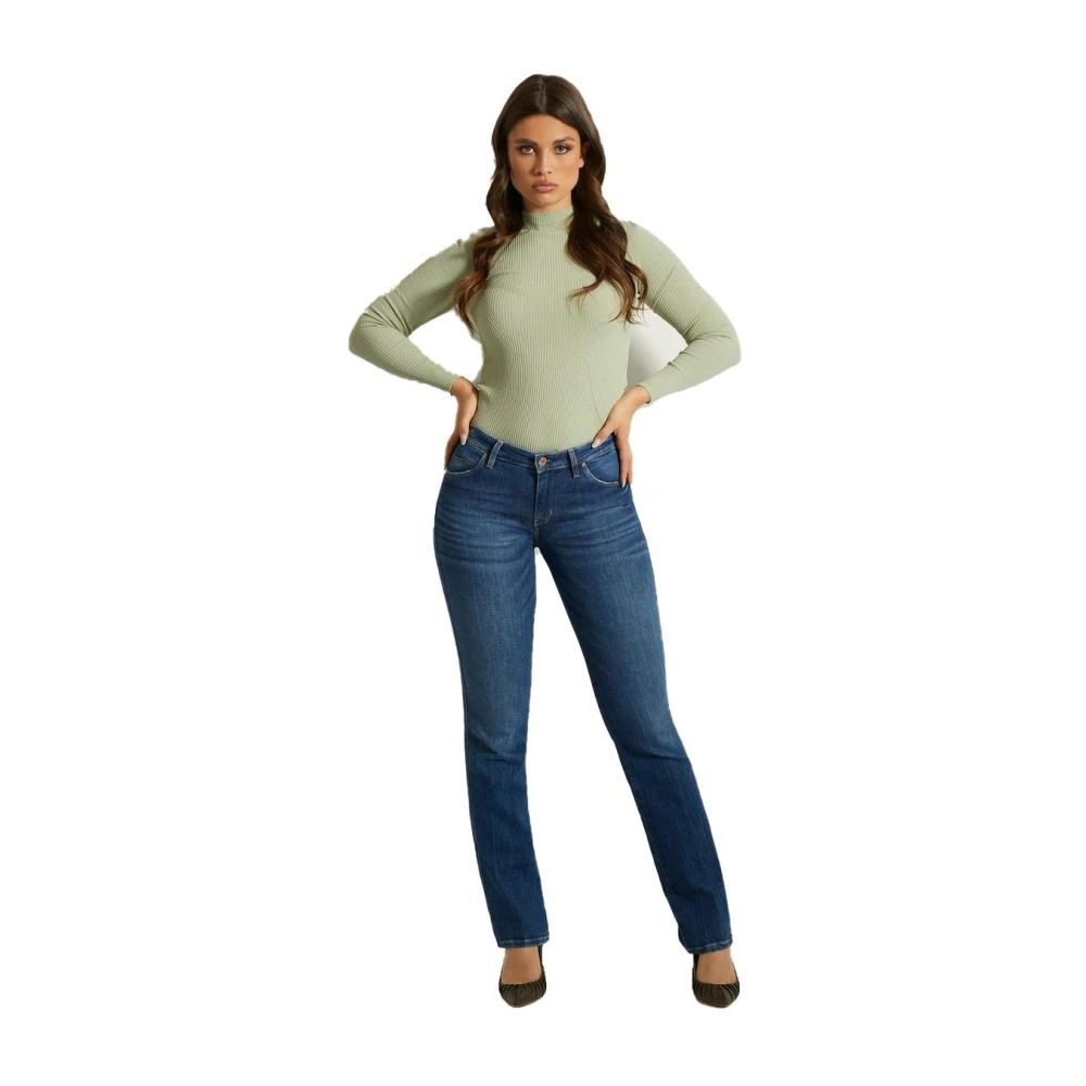 Guess Klassieke Denim Jeans voor Dagelijks Gebruik Blue Dames