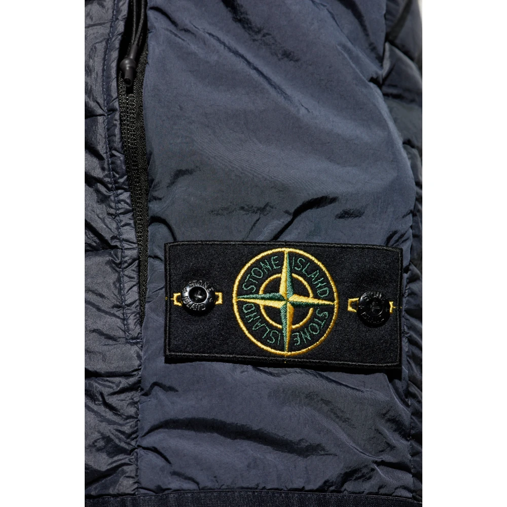 Stone Island Donsvest Blue Heren