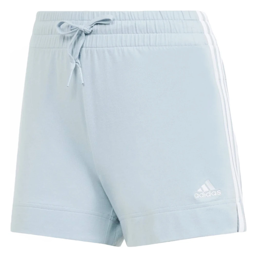 Adidas Essentials Slim 3 Bandas Shorts Blue Dames