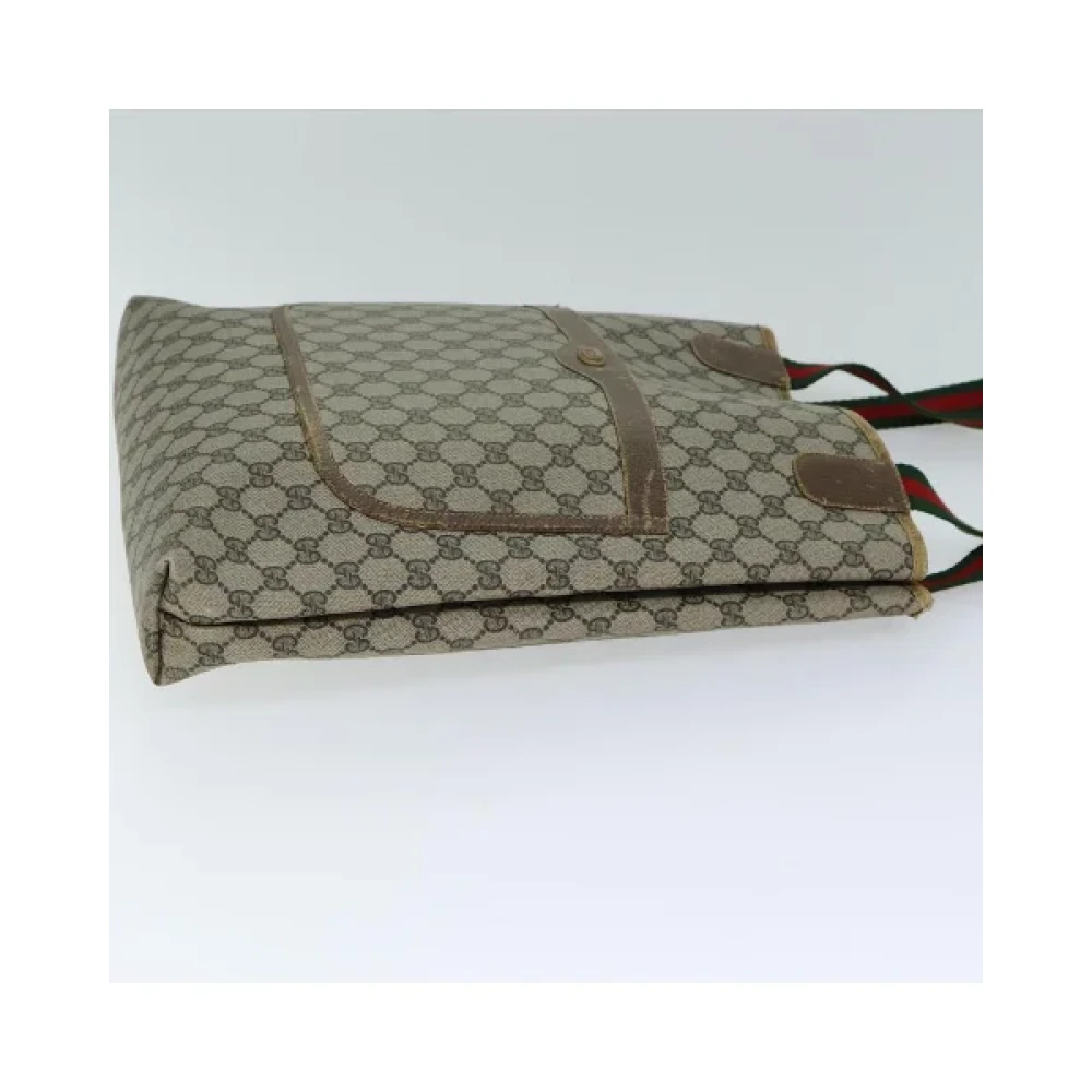 Gucci Vintage Pre-owned Leather totes Beige Dames