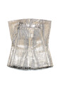 gold-tone-strapless-frayed-edge-top