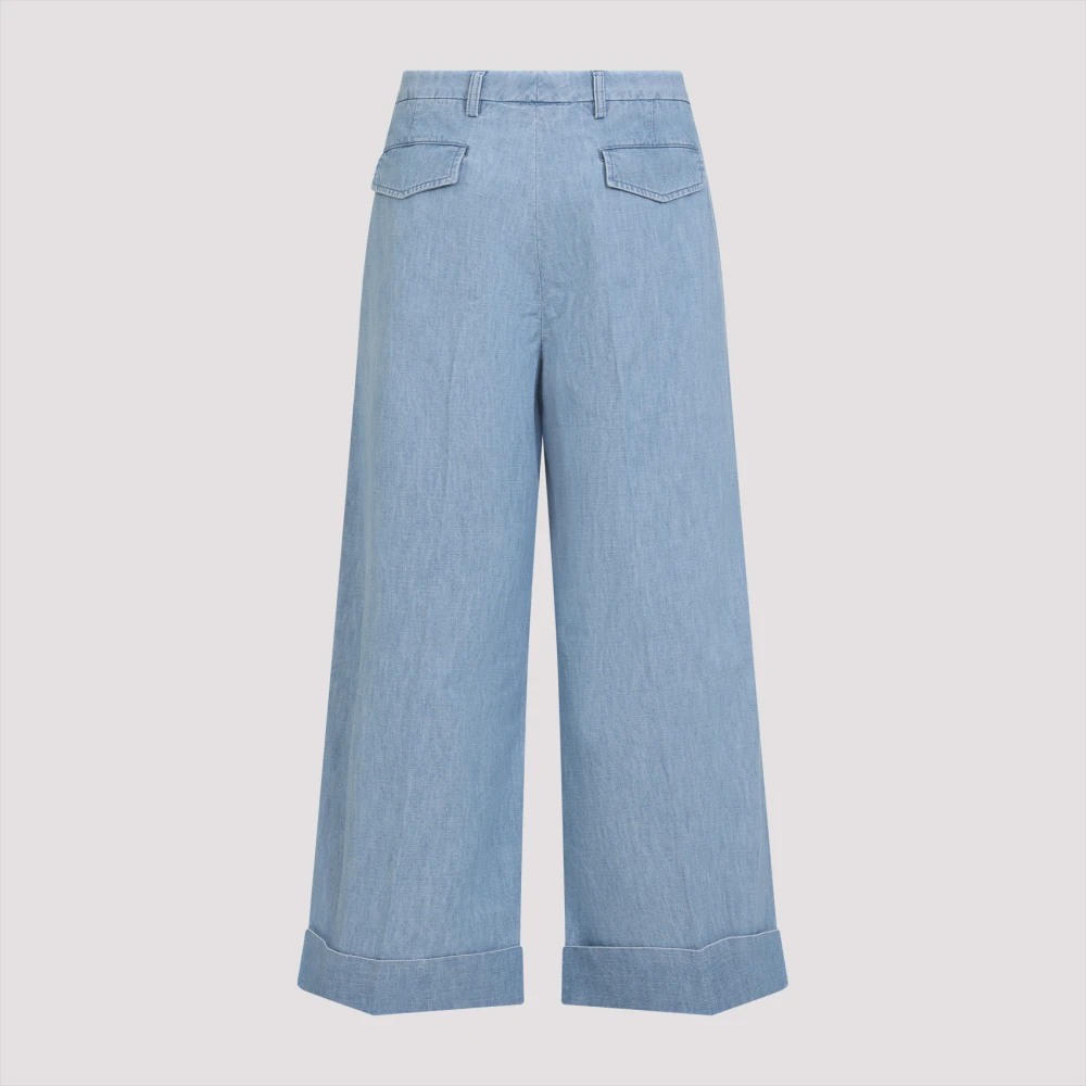 Valentino Lichtblauwe Denim Jeans Blue Heren