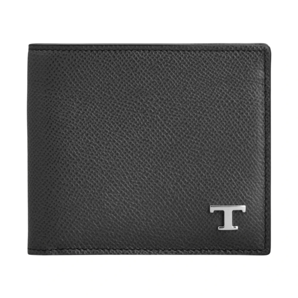 TOD'S Zwarte Portemonnees voor Mannen Black Heren