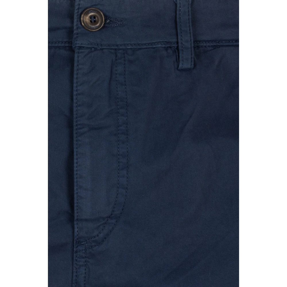 40Weft Blauwe Cargo Bermuda Shorts Blue Heren