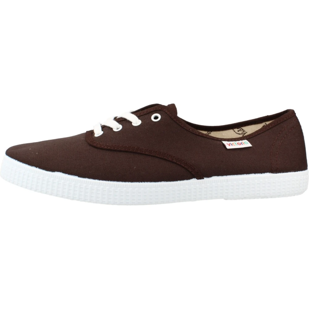 Victoria 1915 Inglesa Lona Dames Schoenen Bruin