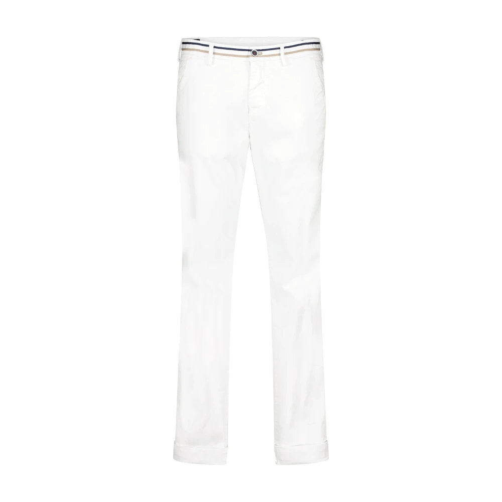 Mason's Slim-fit Trousers White Heren