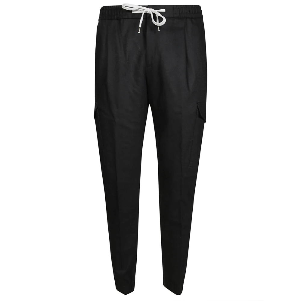 Pt01 Zachte Cargo Jogger Broek Black Heren