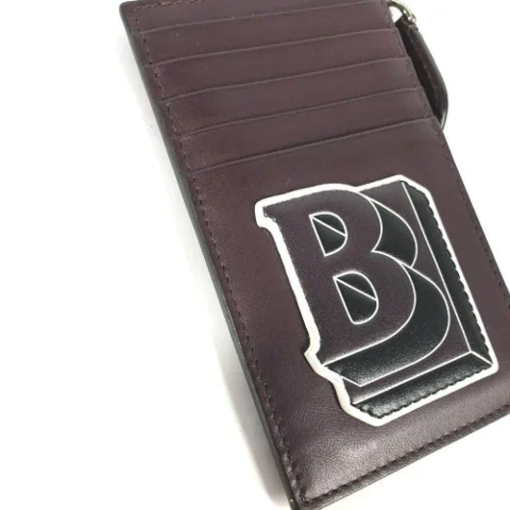 Burberry Vintage Pre-owned Leather wallets Purple Dames