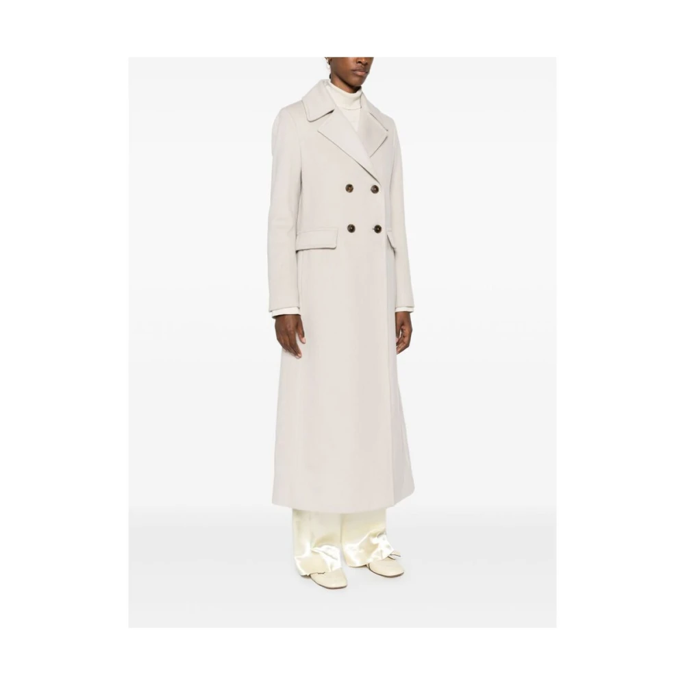 Herno Dubbele Rijgjas Beige Dames