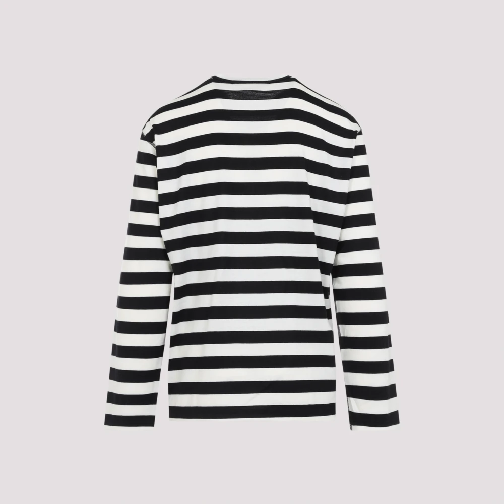 Junya Watanabe Zwarte Natuurlijke T-Shirt Multicolor Heren