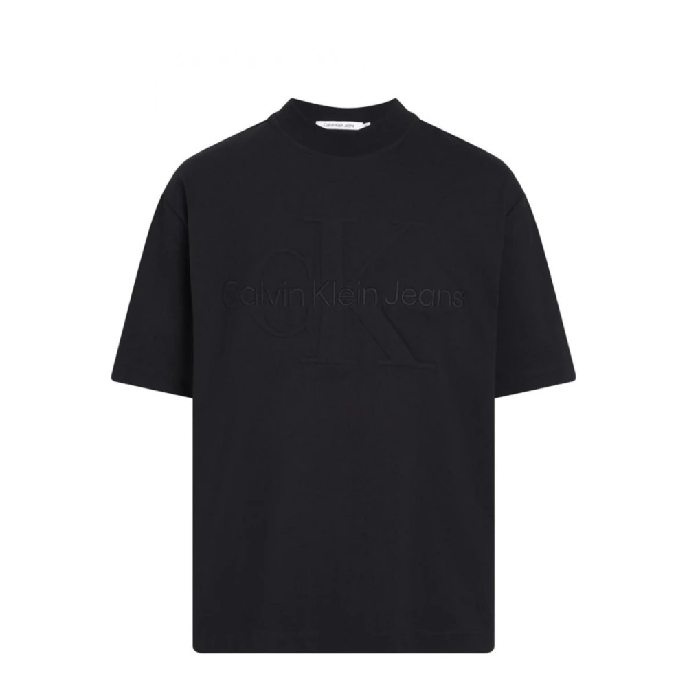 Calvin Klein Jeans Premium Monologo T-Shirt Lente Zomer Collectie Black Heren