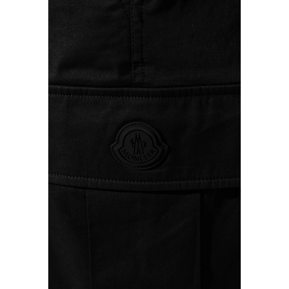 Moncler Logo broek Black Heren