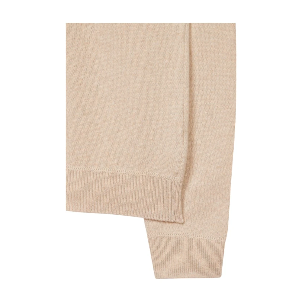 Paul Smith Ecru Merino Wol Vest met Sports Stripe Beige Heren