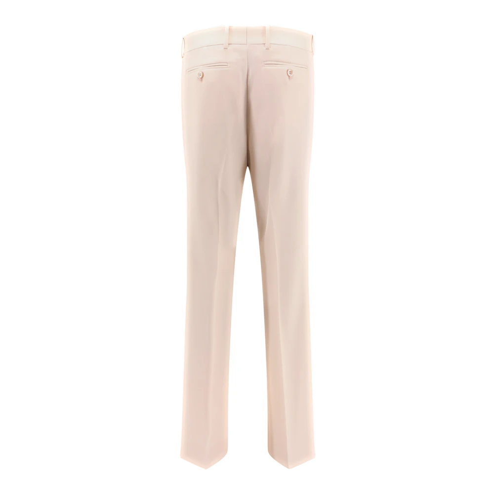 Tom Ford Wollen Flared Broek met Zakken Pink Dames