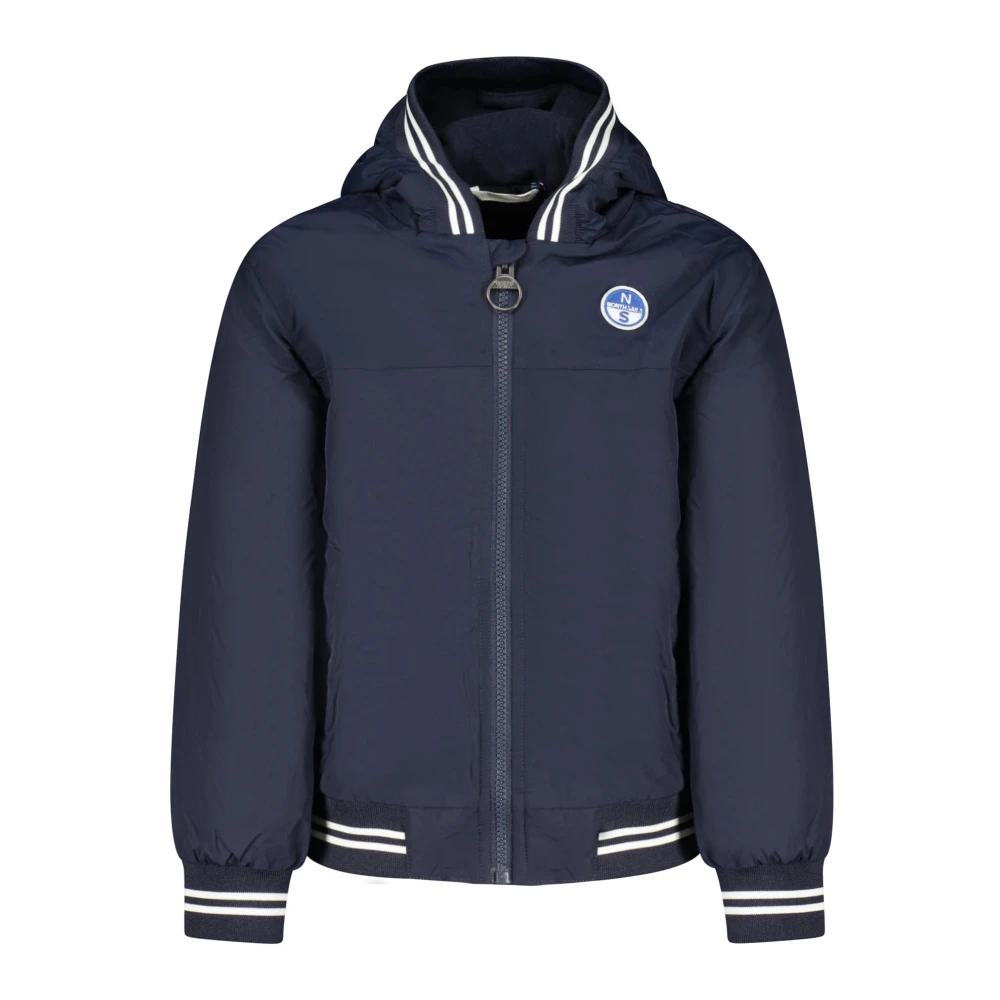 North Sails , Light Jackets, Unisex, Blue, 6 Y, Hooded Sailor Jacket