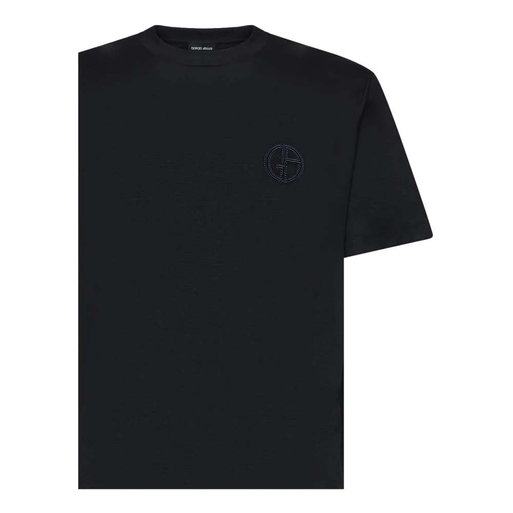 Giorgio Armani Zwarte T-shirts en Polos Black Heren