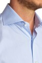 chemise-en-coton-rayee-bleu-clair-sur-mesure