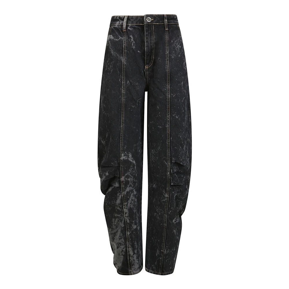 Rotate Birger Christensen Loose-fit Jeans Black Dames