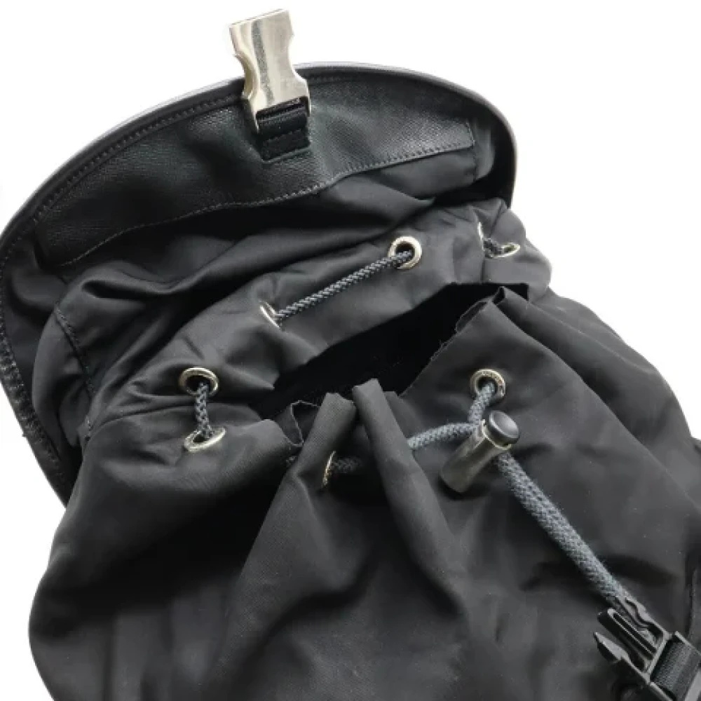 Prada Vintage Pre-owned Canvas backpacks Black Dames