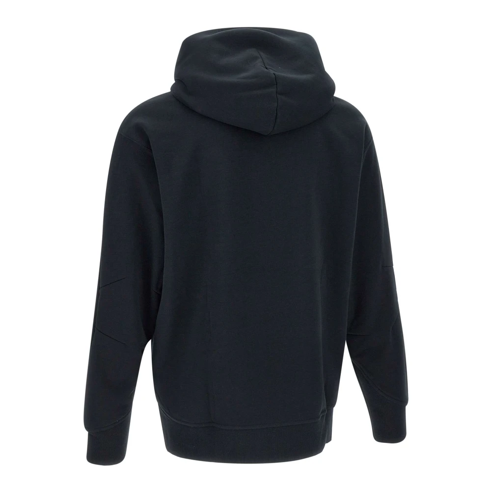 New Balance Zwarte Katoenen Hoodie Black Heren
