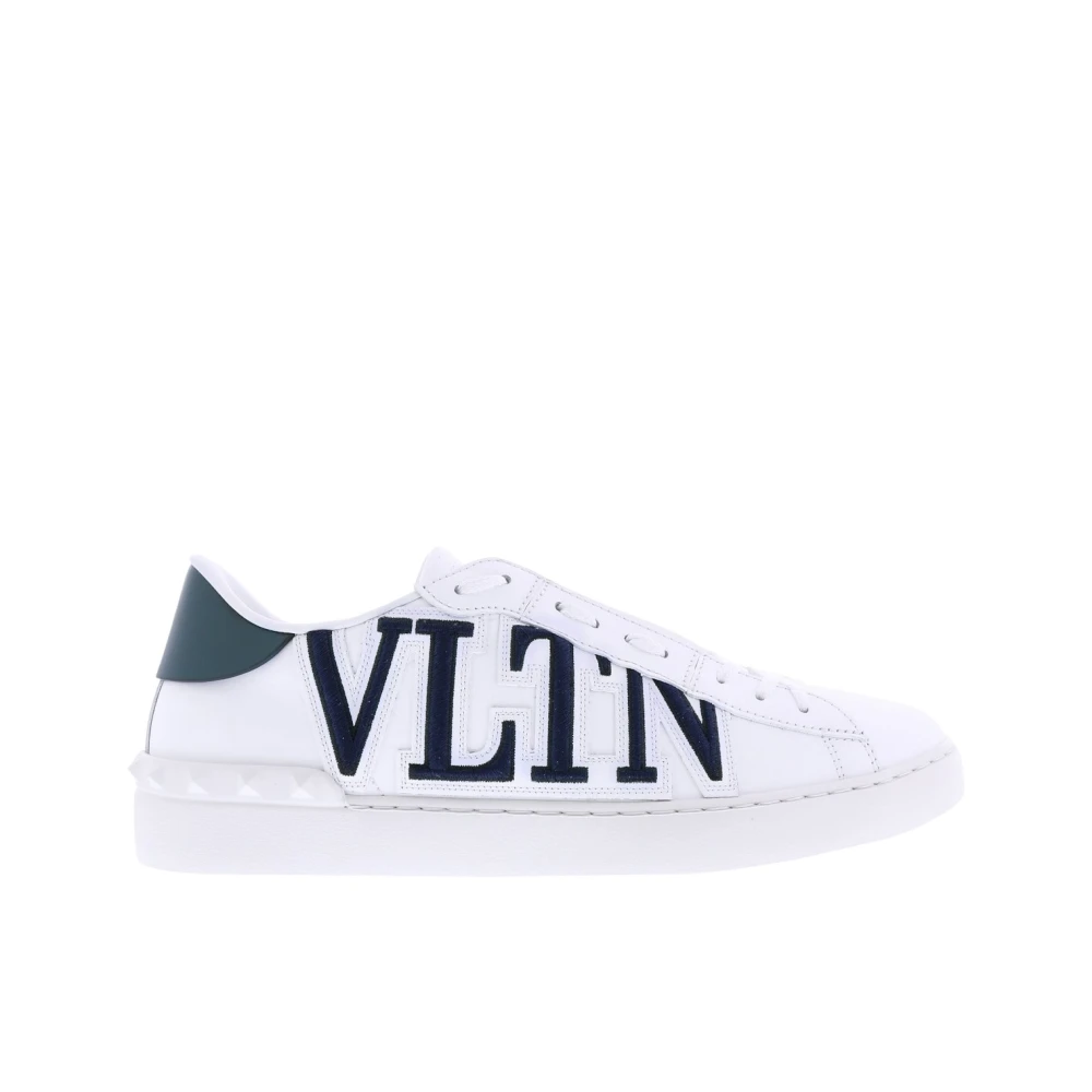 Valentino Men's White Open Sneaker In /Black