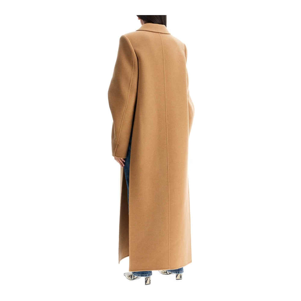Khaite Wollen capejas met zijsplitten Beige Dames