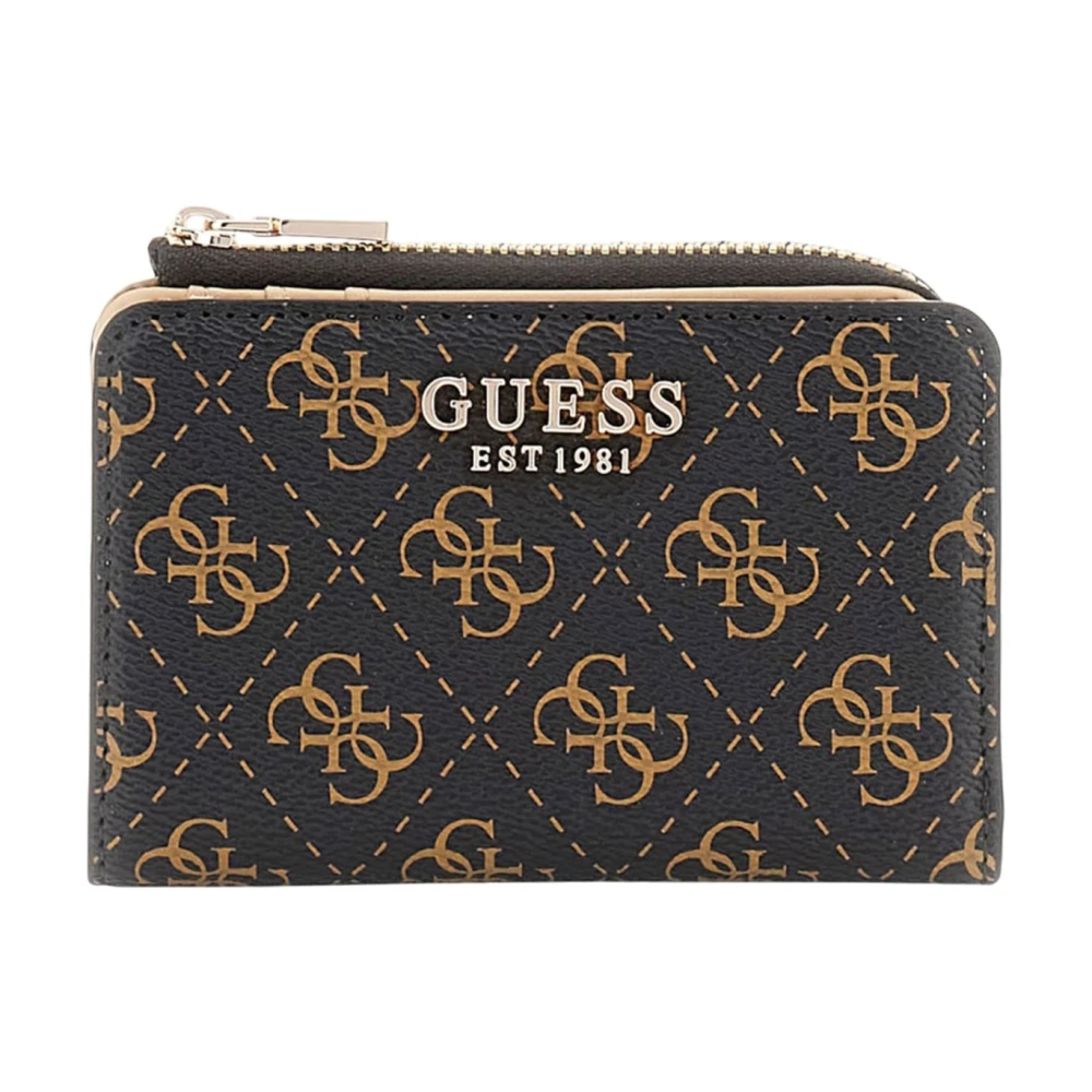 Guess Bruine Synthetische Damesportemonnee Brown Dames