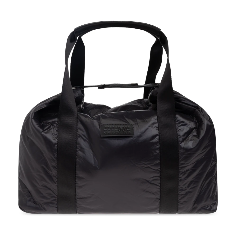 MM6 Maison Margiela Handtas met logo Black Dames