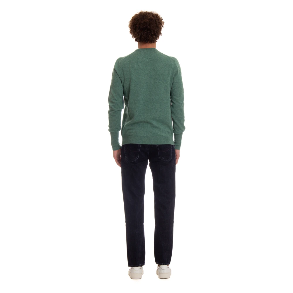 Ballantyne Groene Kasjmiertrui Winterstijl Green Heren