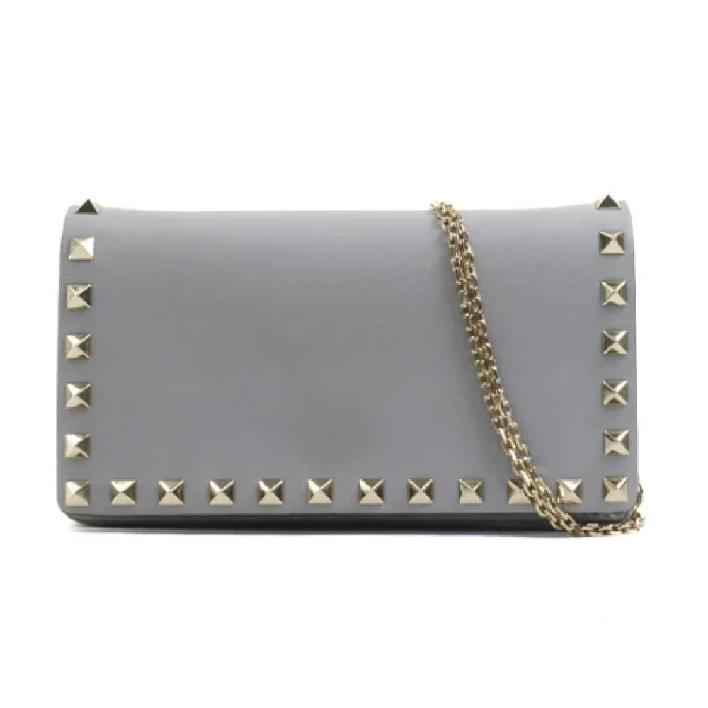 Valentino Vintage Pre-owned Fabric balenciaga-bags Gray Dames
