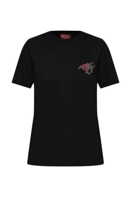 T-REG-S1 Logo Rose Graphic T-Shirt