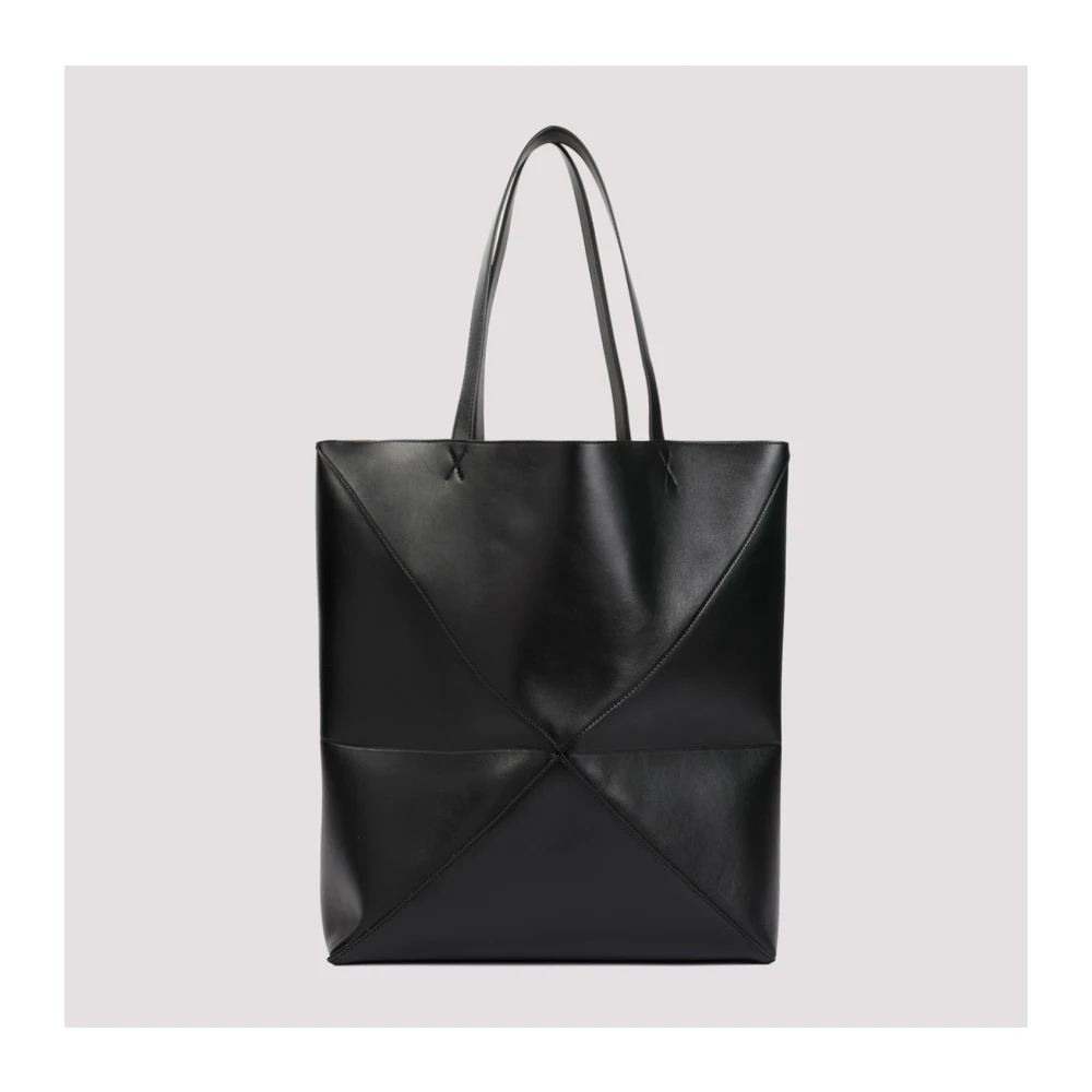 Loewe Puzzle Fold Large Tote Tas Black Heren