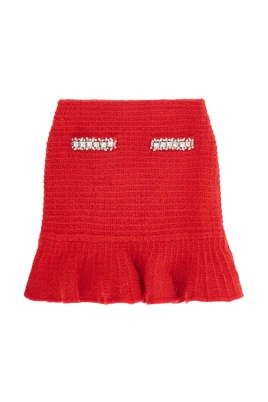 Texturerad paljettskjorta med fickor