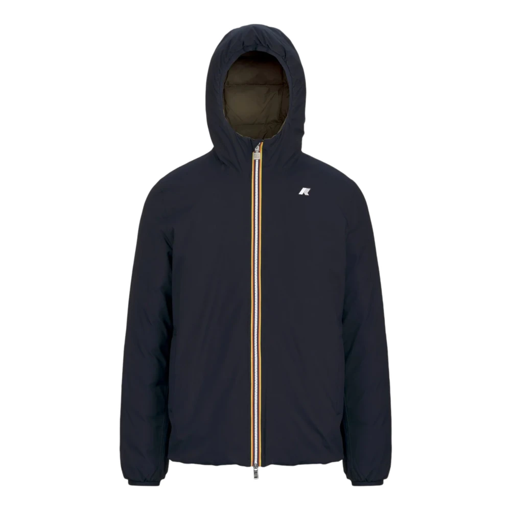 K-Way Uomo Blu Giacca Invernale