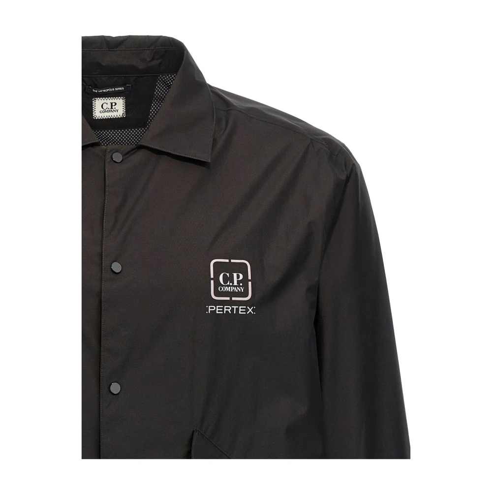 C.P. Company Zwarte Metropolis Overhemden Black Heren