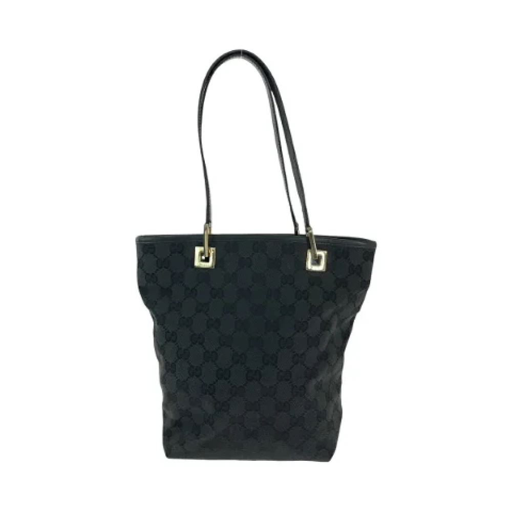 Gucci Vintage Pre-owned Canvas totes Black Dames