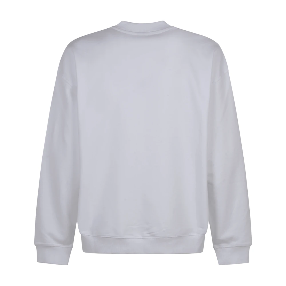 Diesel Witte Sweater S-Boxt-Div White Heren