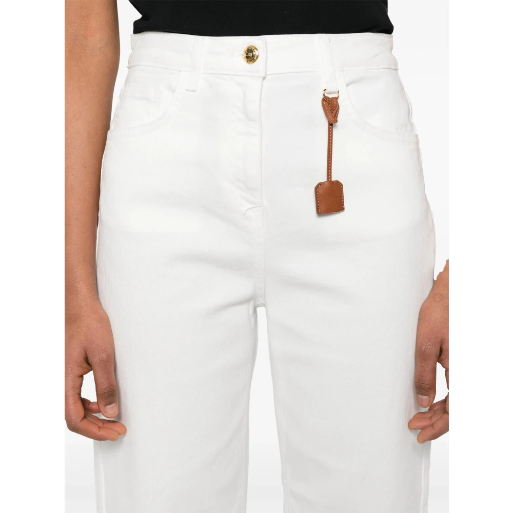 Elisabetta Franchi 360 Ivory Jeans White Dames
