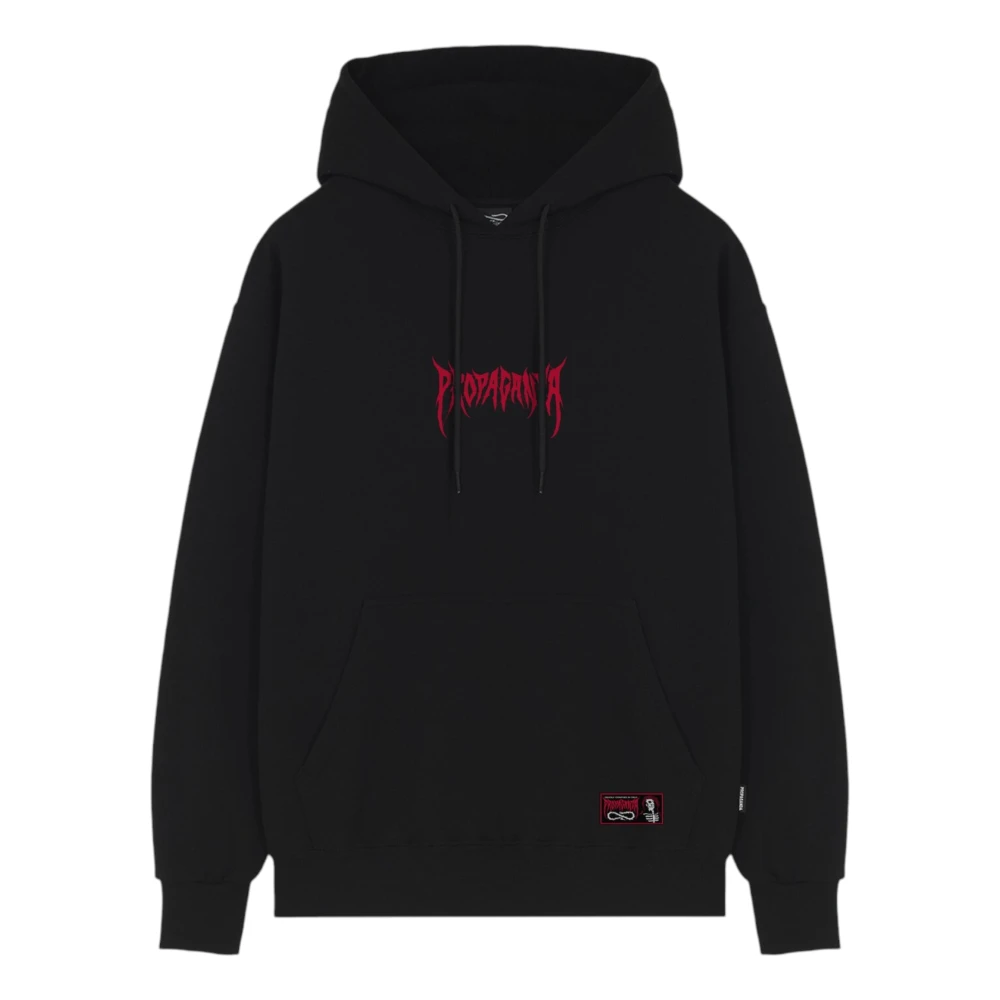 Propaganda Crown Hoodie Katoenen Sweatshirt Black Heren