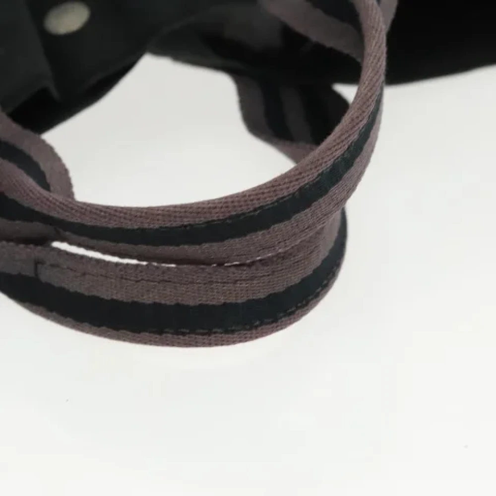 Hermès Vintage Pre-owned Canvas handbags Black Dames