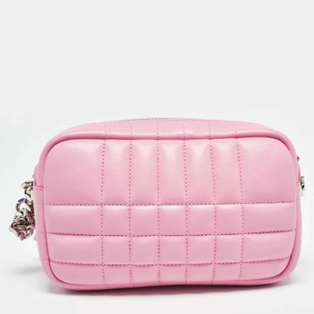 Burberry Vintage Pre-owned Leather shoulder-bags Pink Dames