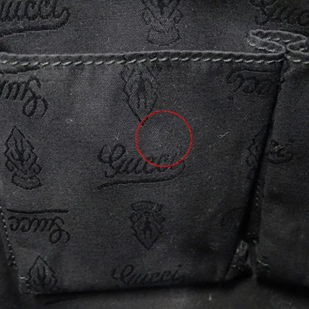 Gucci Vintage Pre-owned Plastic gucci-bags Black Dames