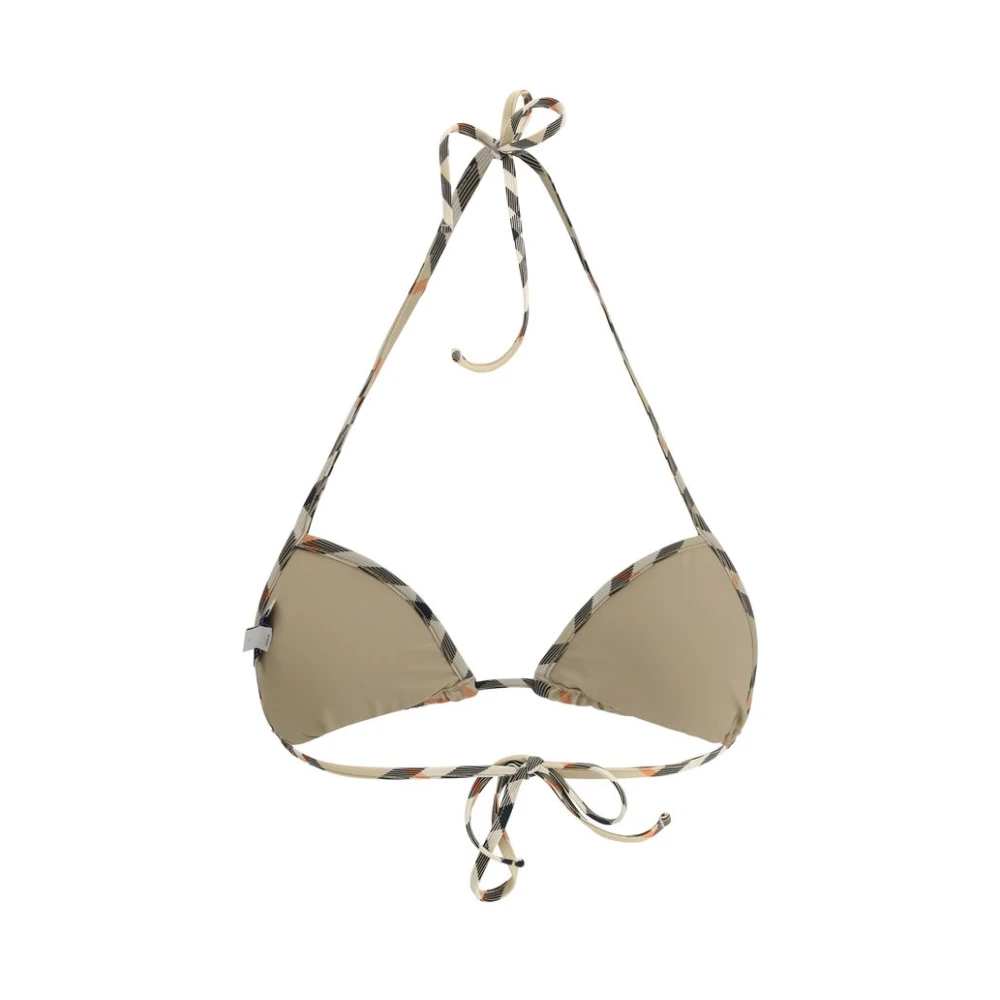 Burberry Geknoopte Band Badpak Bikini Top Multicolor Dames