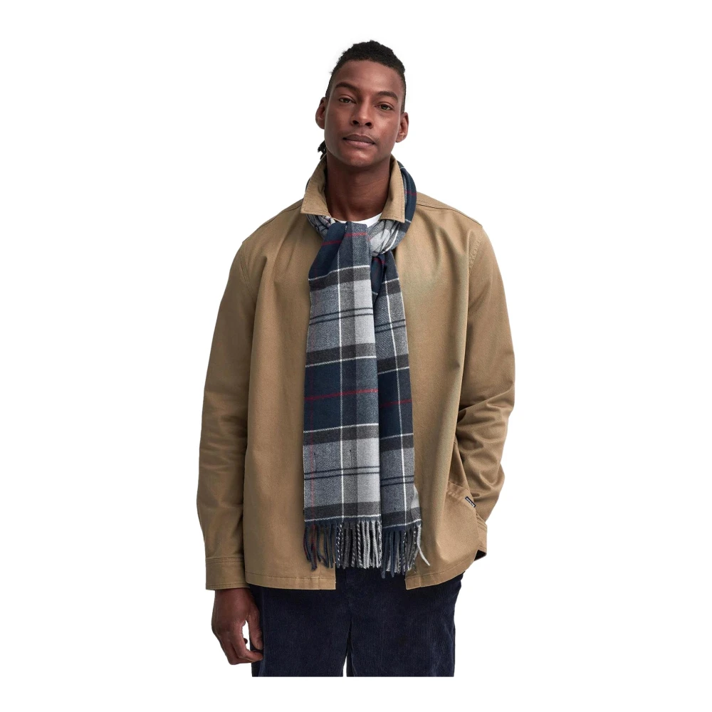 Barbour Heritage British Galingale Tartan Sjaal Blauw Blue Heren