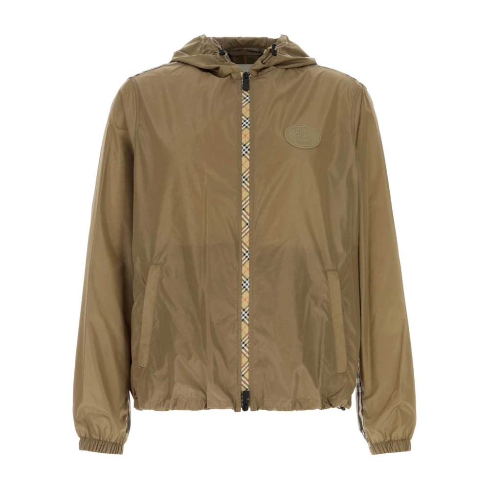 Burberry Brown Bomber Jackets, Male, Xl, Newport Windbreaker