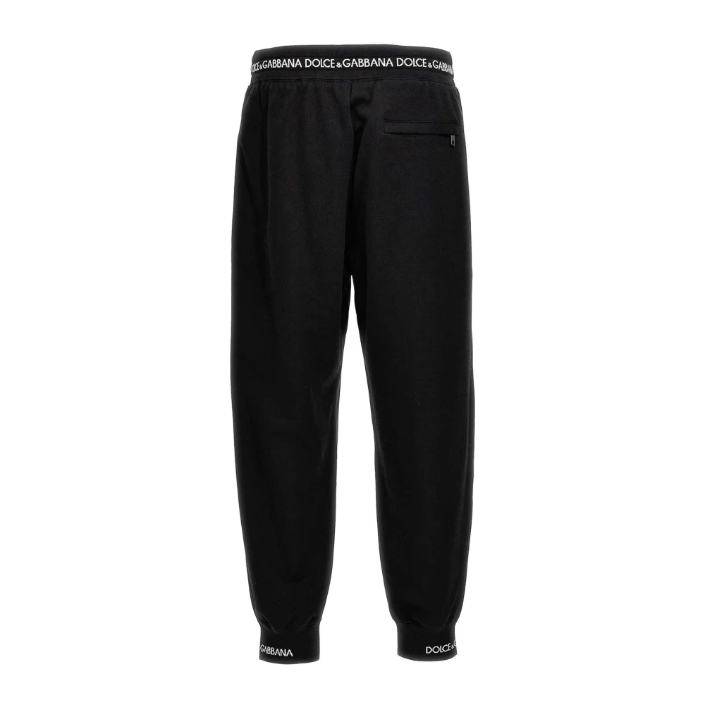 Dolce & Gabbana Logo Trainingsbroek Black Heren