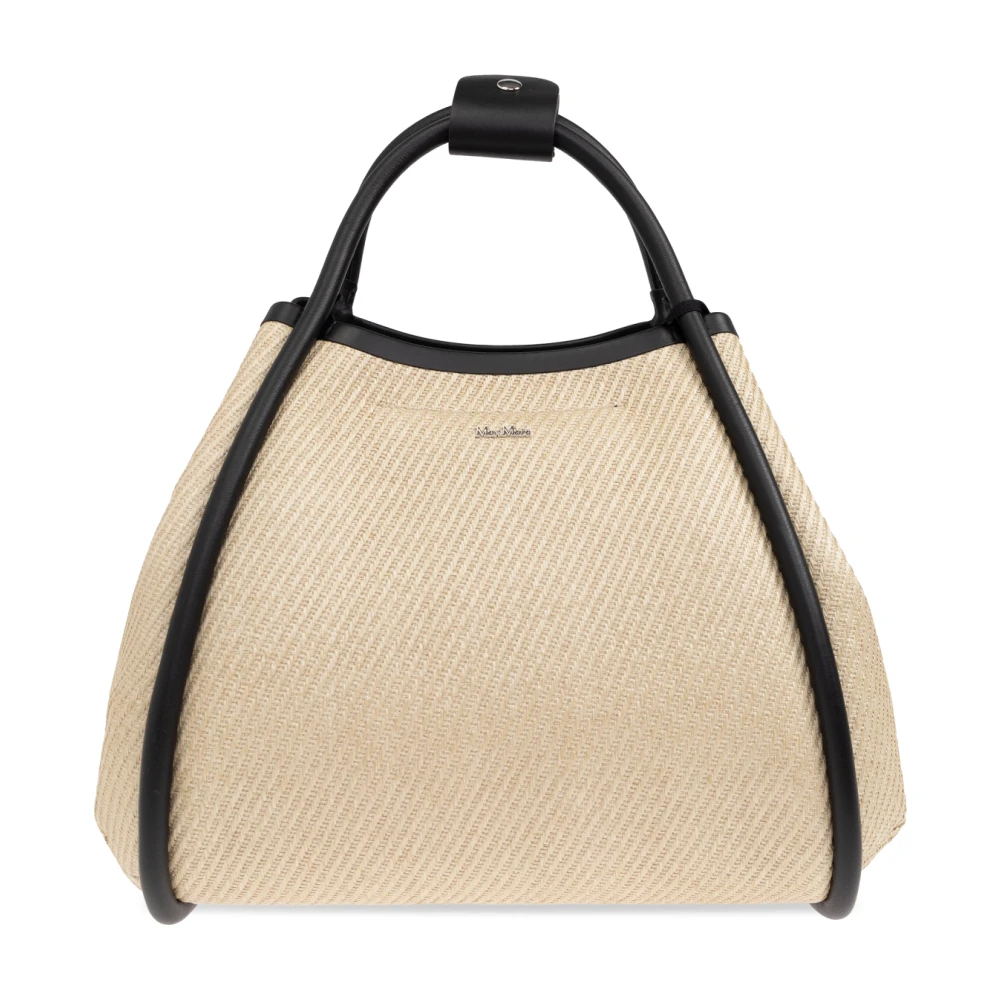 Max Mara Marine Small tote tas Beige Dames