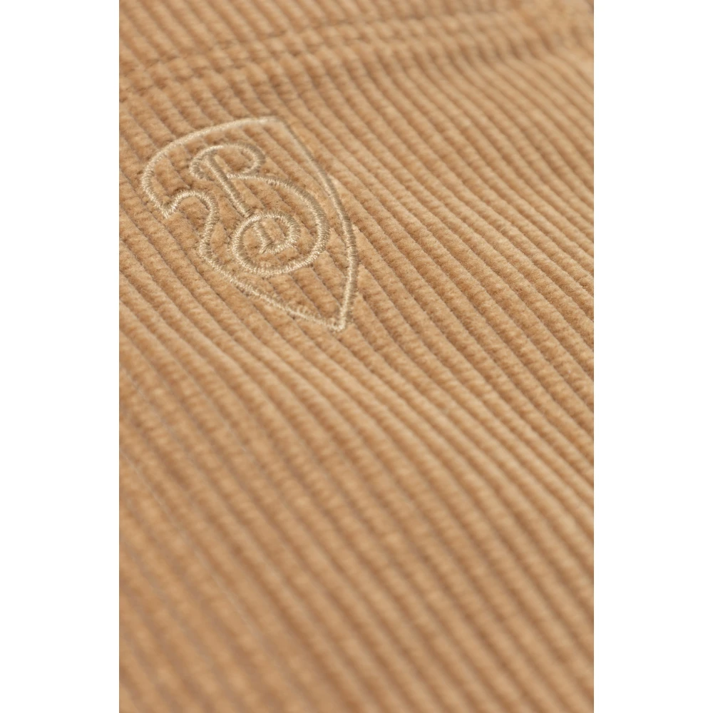 Burberry Ribfluwelen jas Beige Heren