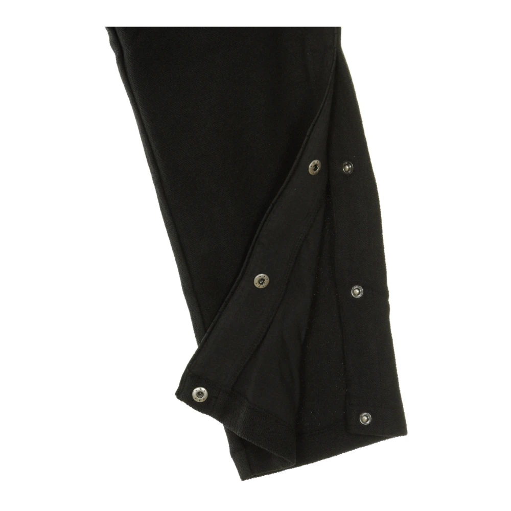 Mitchell & Ness Omgekeerde Fleece Tearaway Broek Black Heren