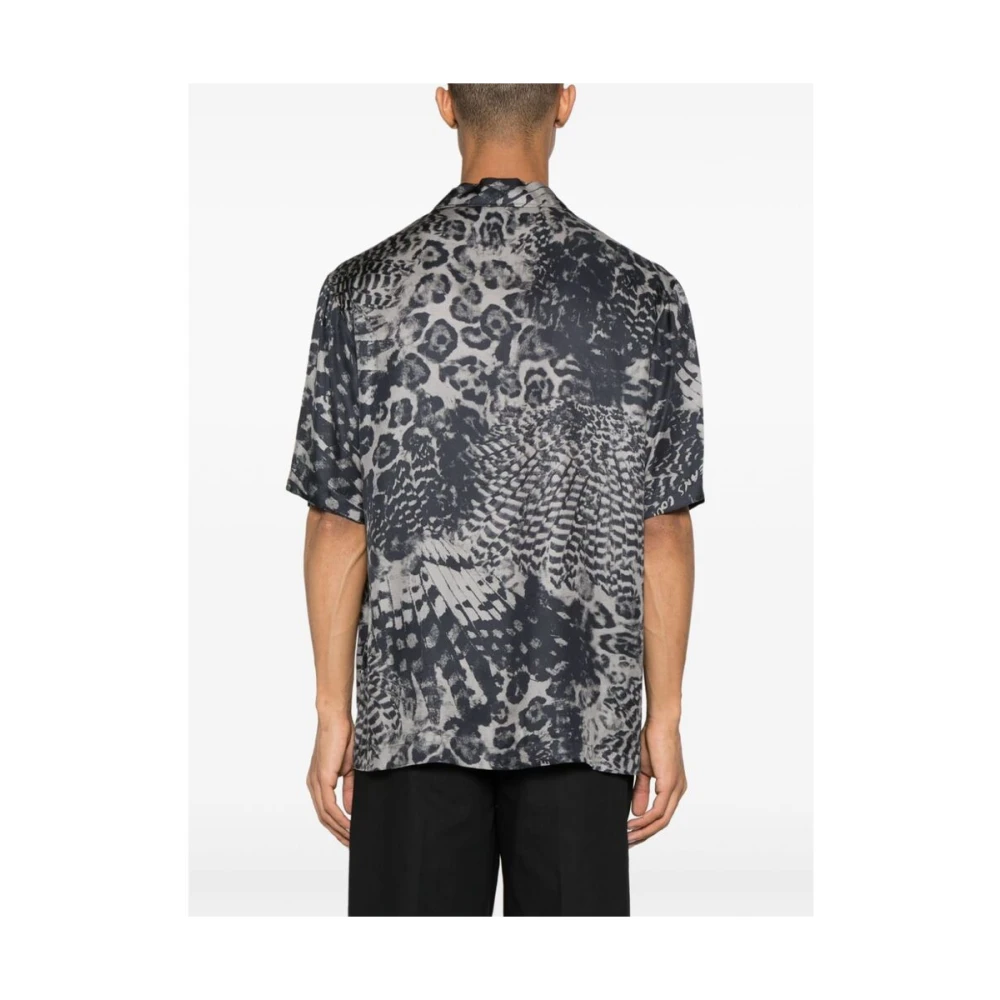 Versace Jeans Couture Short Sleeve Shirts Gray Heren